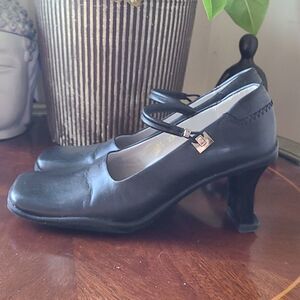 Kokopelli Vera Pelle Rubber Sole Mary Jane Shoes 23.5cm  Goth  
